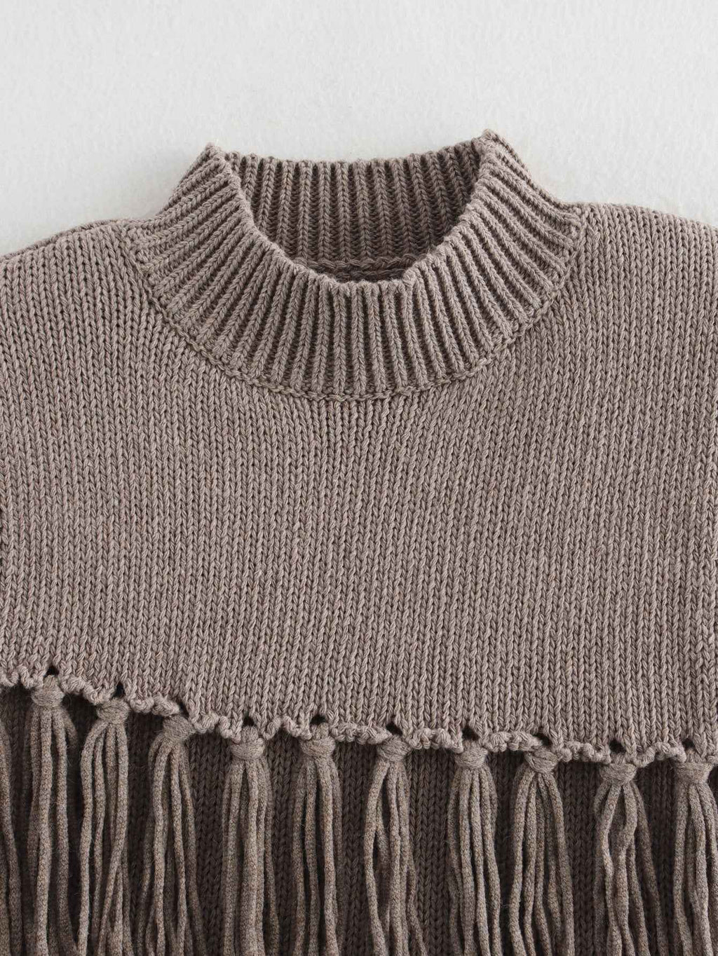 Tassel Knitted Sweater Vest