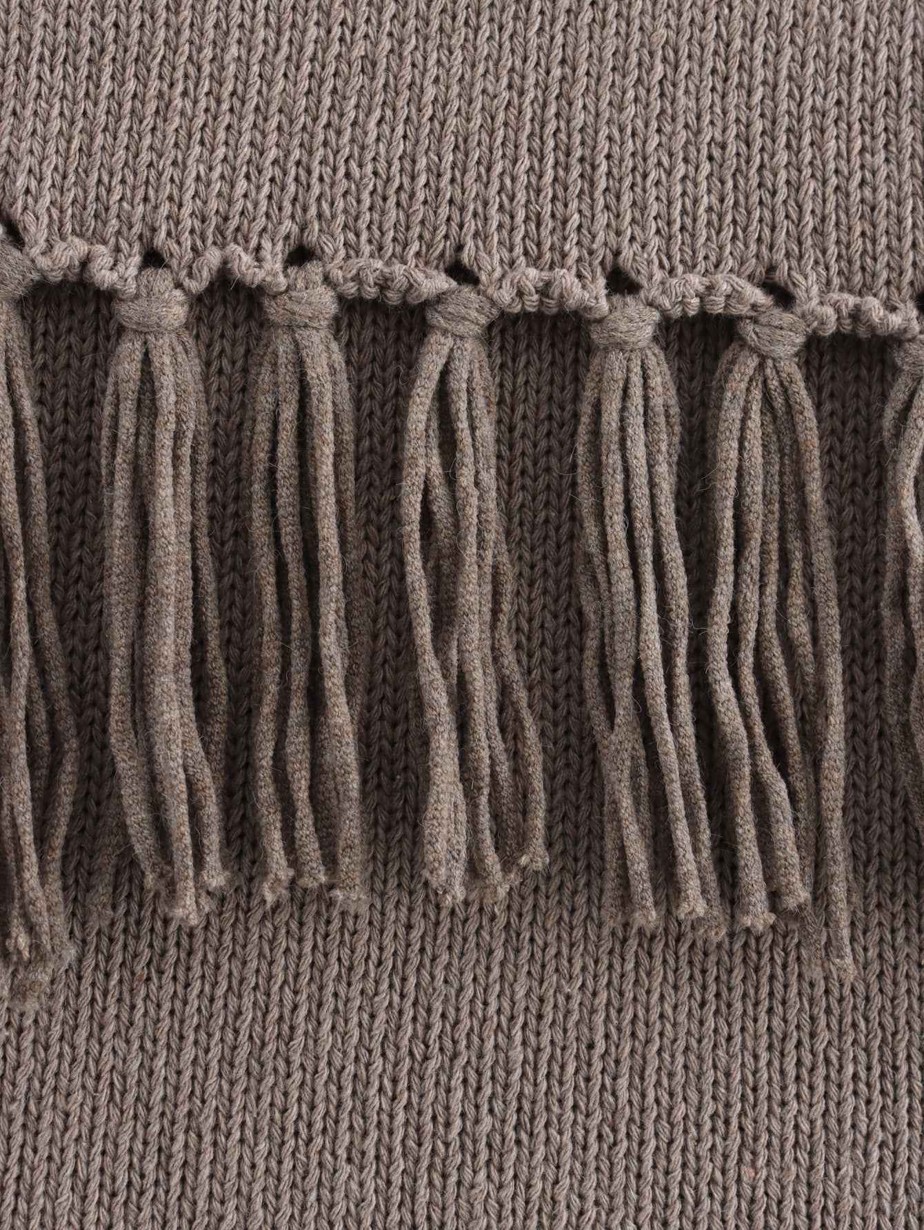Tassel Knitted Sweater Vest