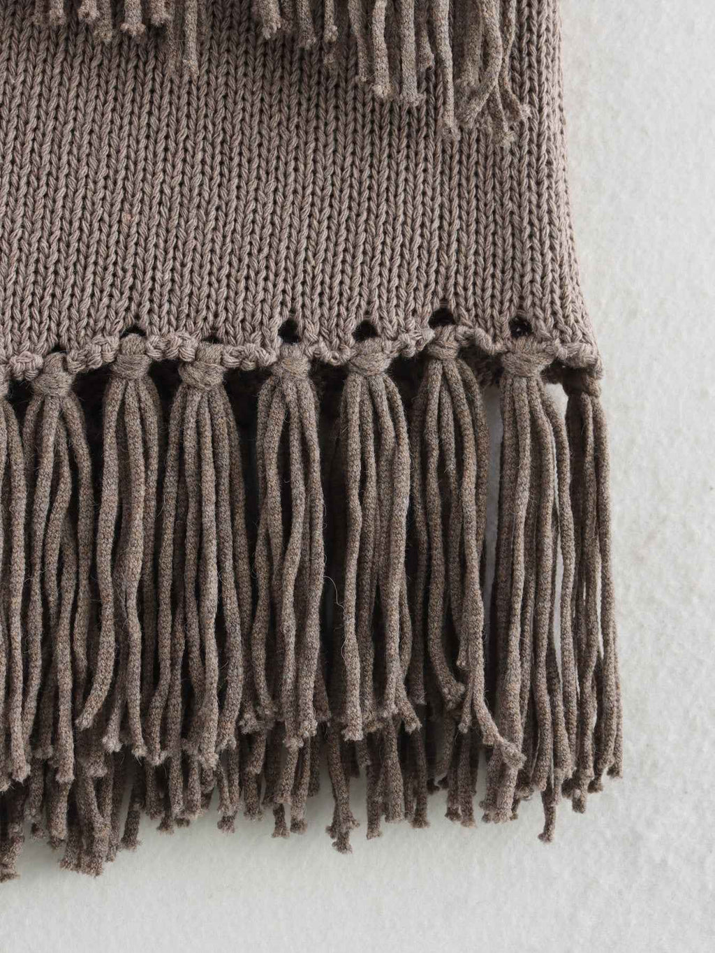 Tassel Knitted Sweater Vest