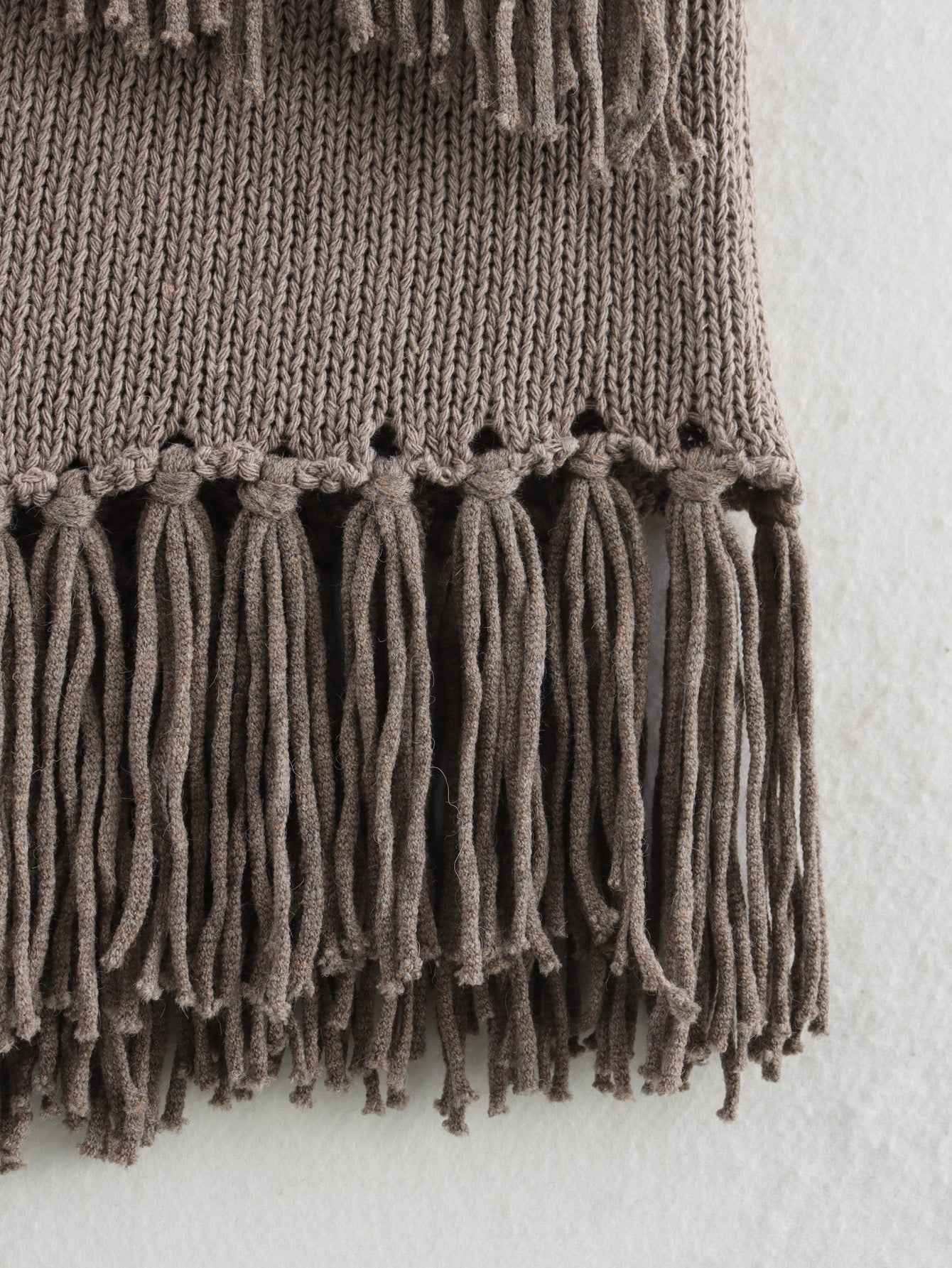 Tassel Knitted Sweater Vest