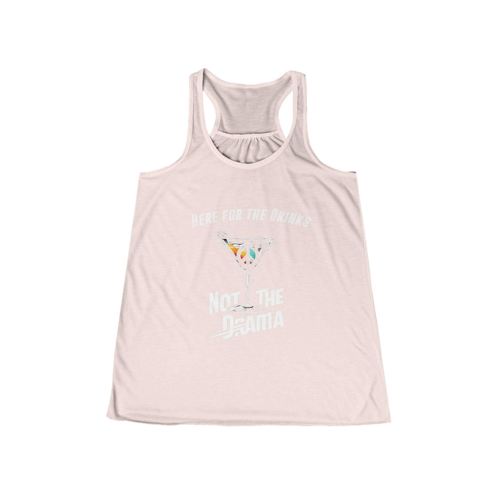 No Drama Womens Flowy Racer Back Tank Top