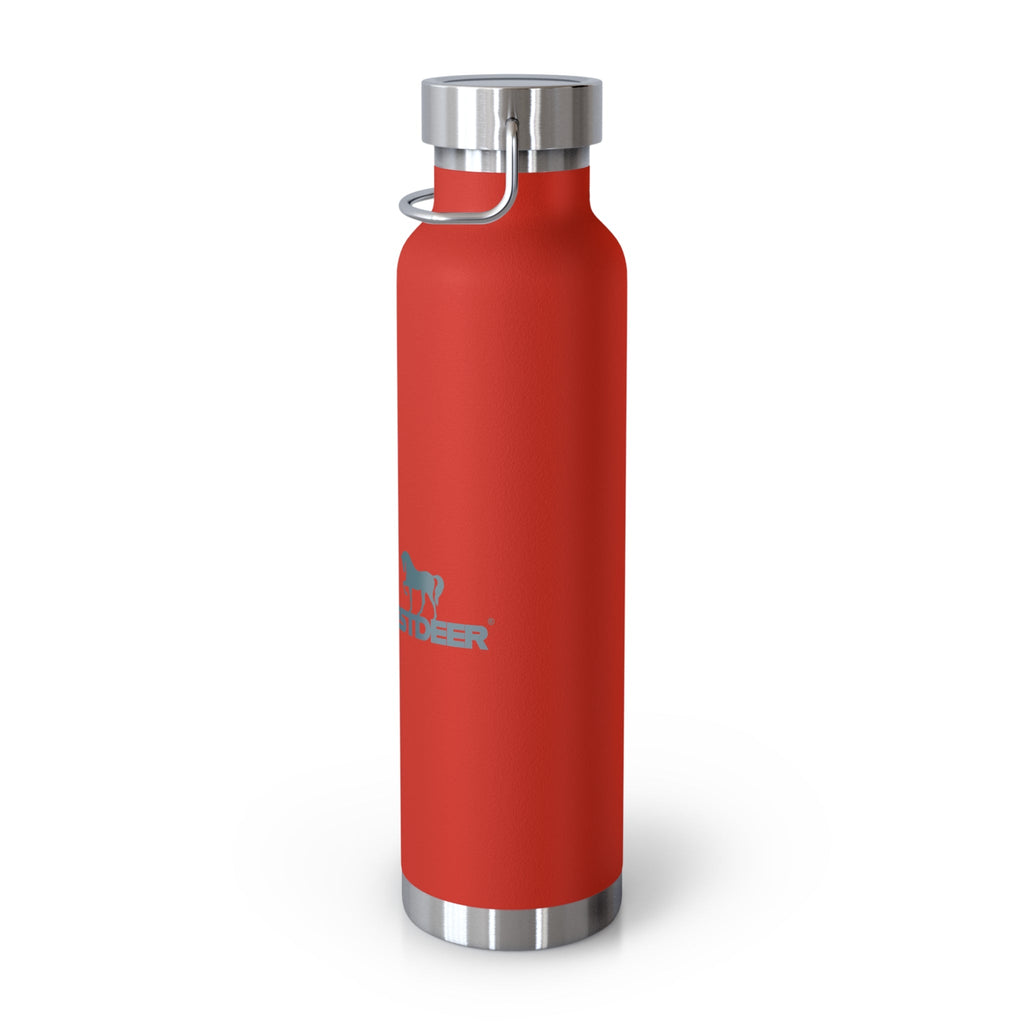 Watermelon Print Insulated Bottle | 22oz Copper Flask, Summer Hydration