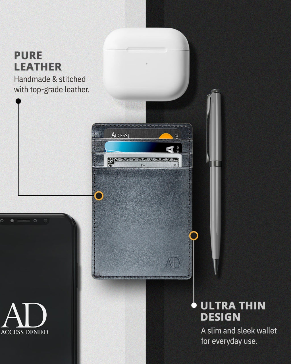 Slim Minimalist Card Holder