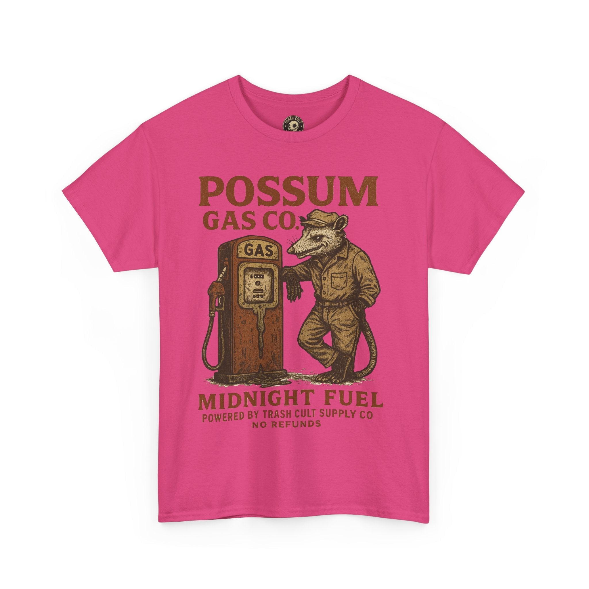 Possum Gas Co. Vintage Feral Mechanic Shirt – Trash Cult Supply Co. – Gildan 5000