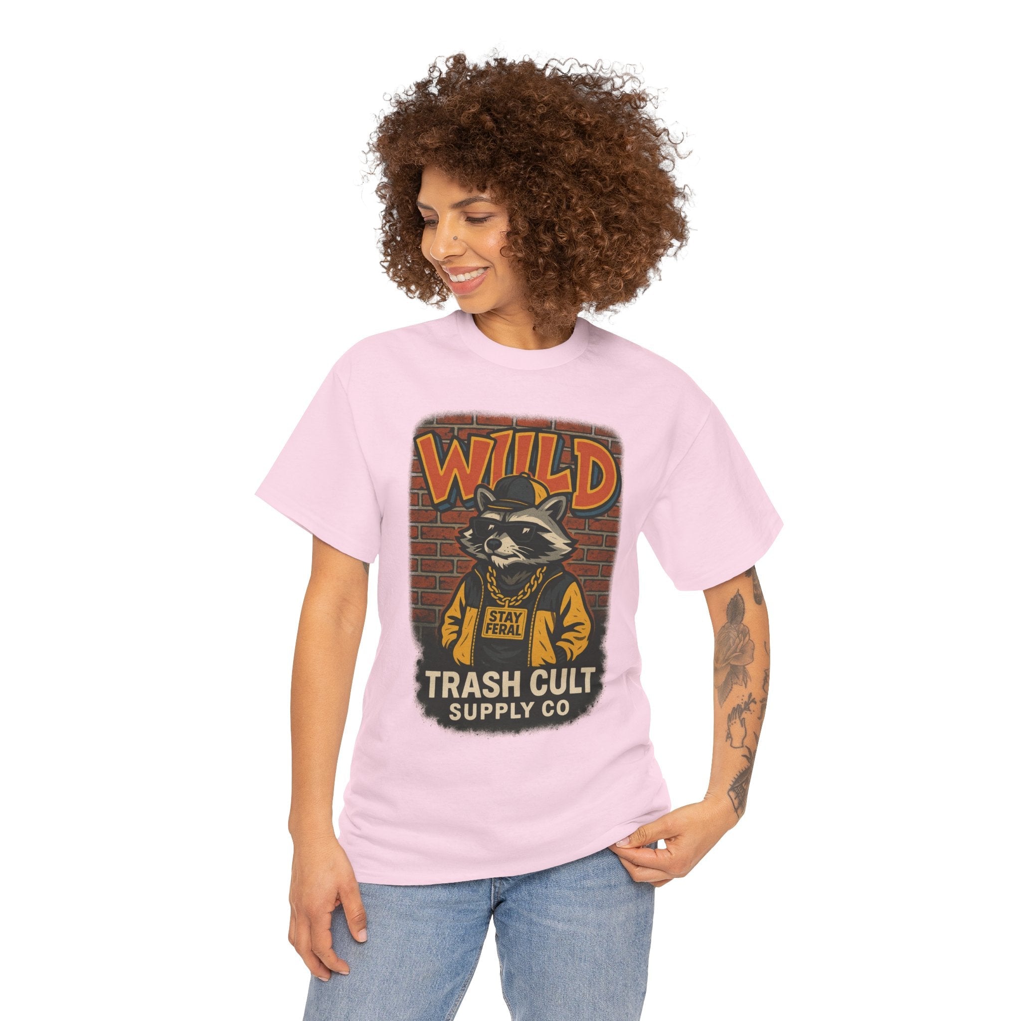 Wild Trash Cult Unisex Tee, Retro Animal T-Shirt, Graphic Tee, Eco-Conscious Apparel, Gift for Nature Lovers, Casual Streetwear