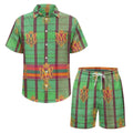 Men's Beach Shorts Set - Two Piece Summer Vacation Outfit