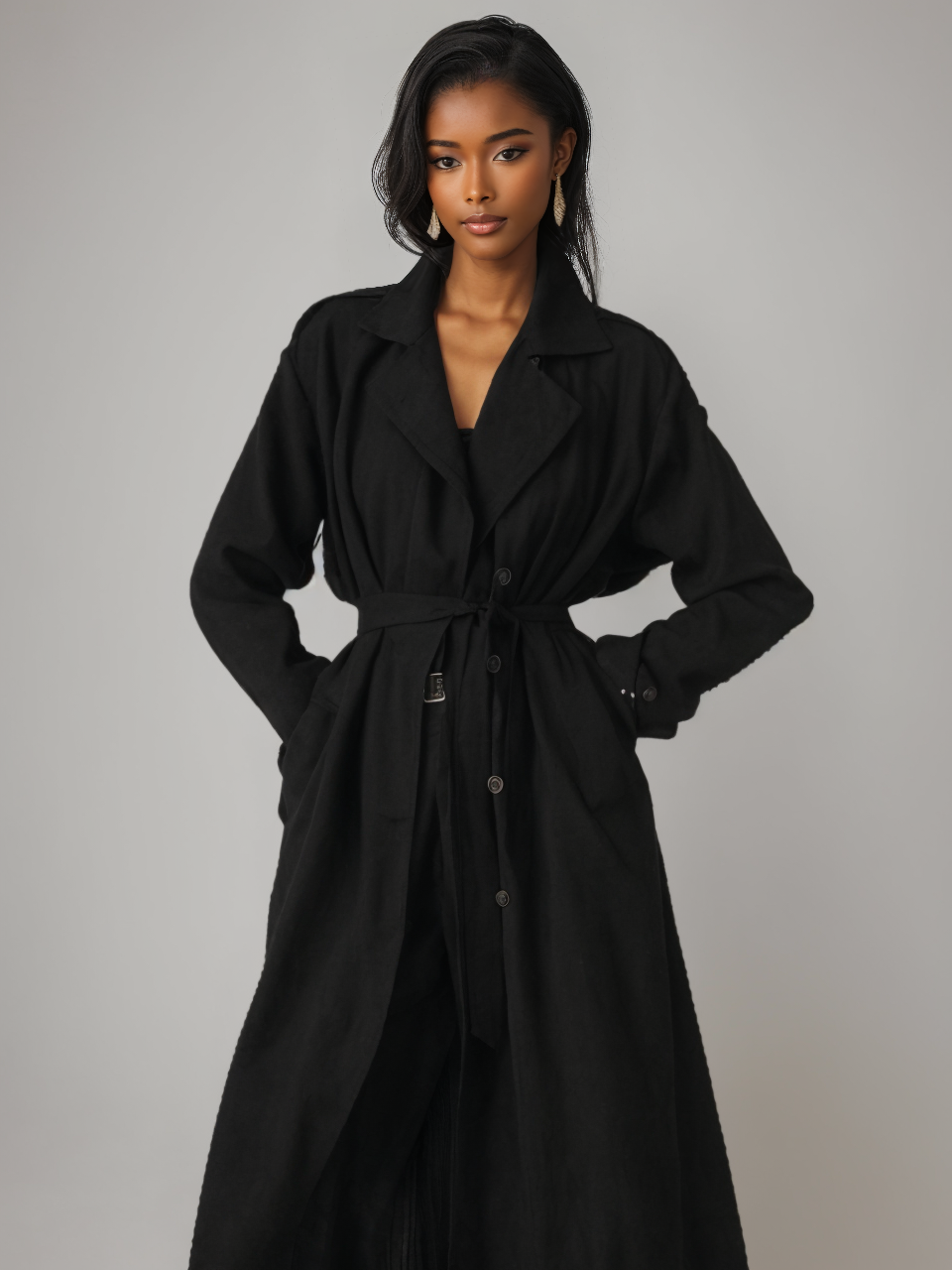 Women's Jacket Double Breasted Trench