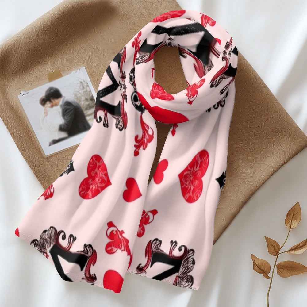 MUNSIEUR Fluffy Scarf Accessories Valentine's Day Collection