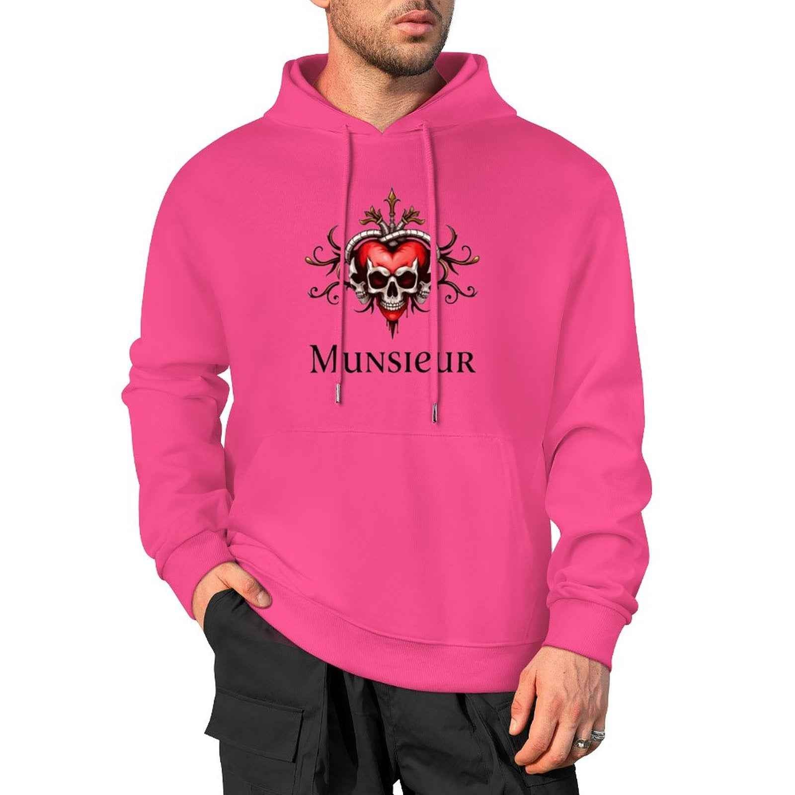 Deadly Love Hoodie | Heart Skull Gothic Streetwear | MUNSIEUR