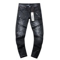 American High Street Hole & Patch Trendy Retro Straight Pants