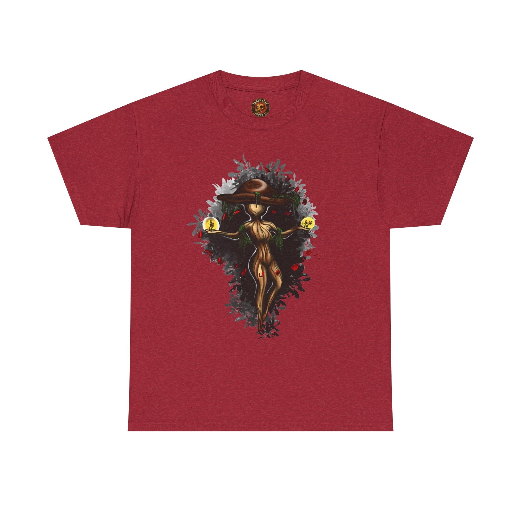 Mushroom Spirit T-Shirt – Lara Davenport x Trash Cult Supply Co. Collab (Gildan 5000)