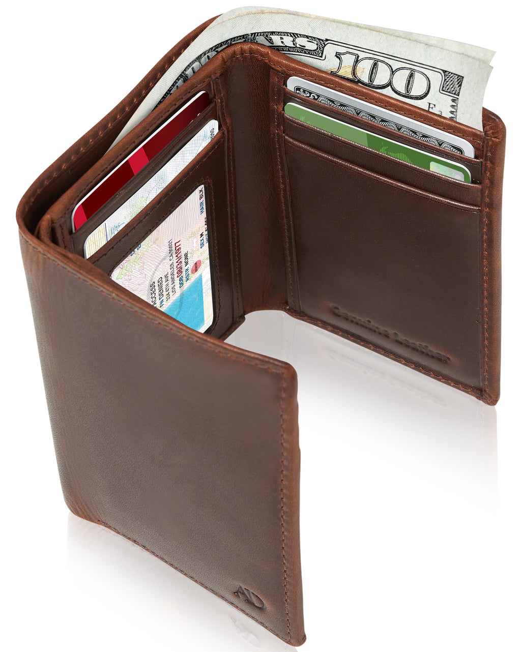 Leather Trifold Wallet