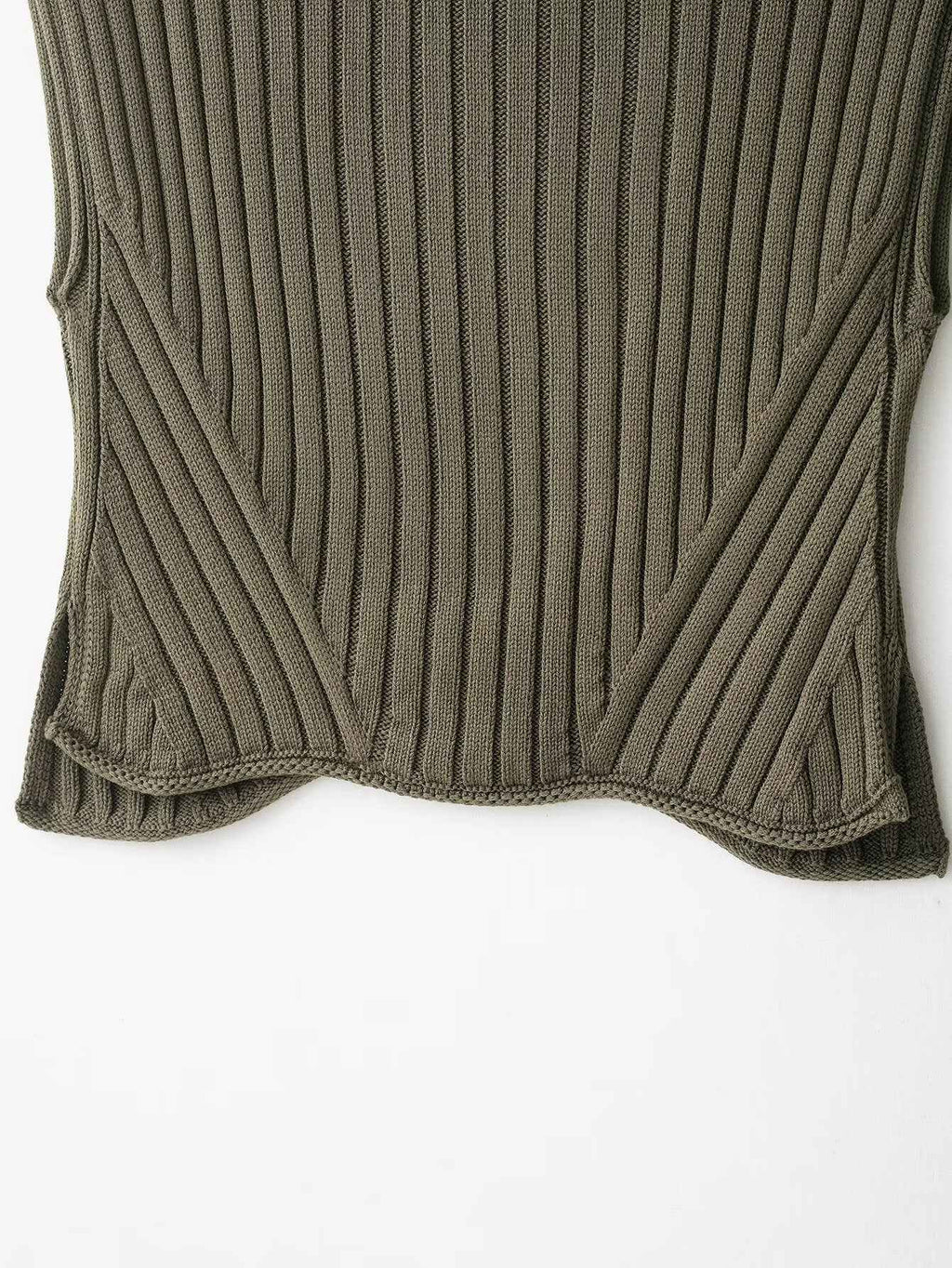 Turtleneck Knit Sweater Vest