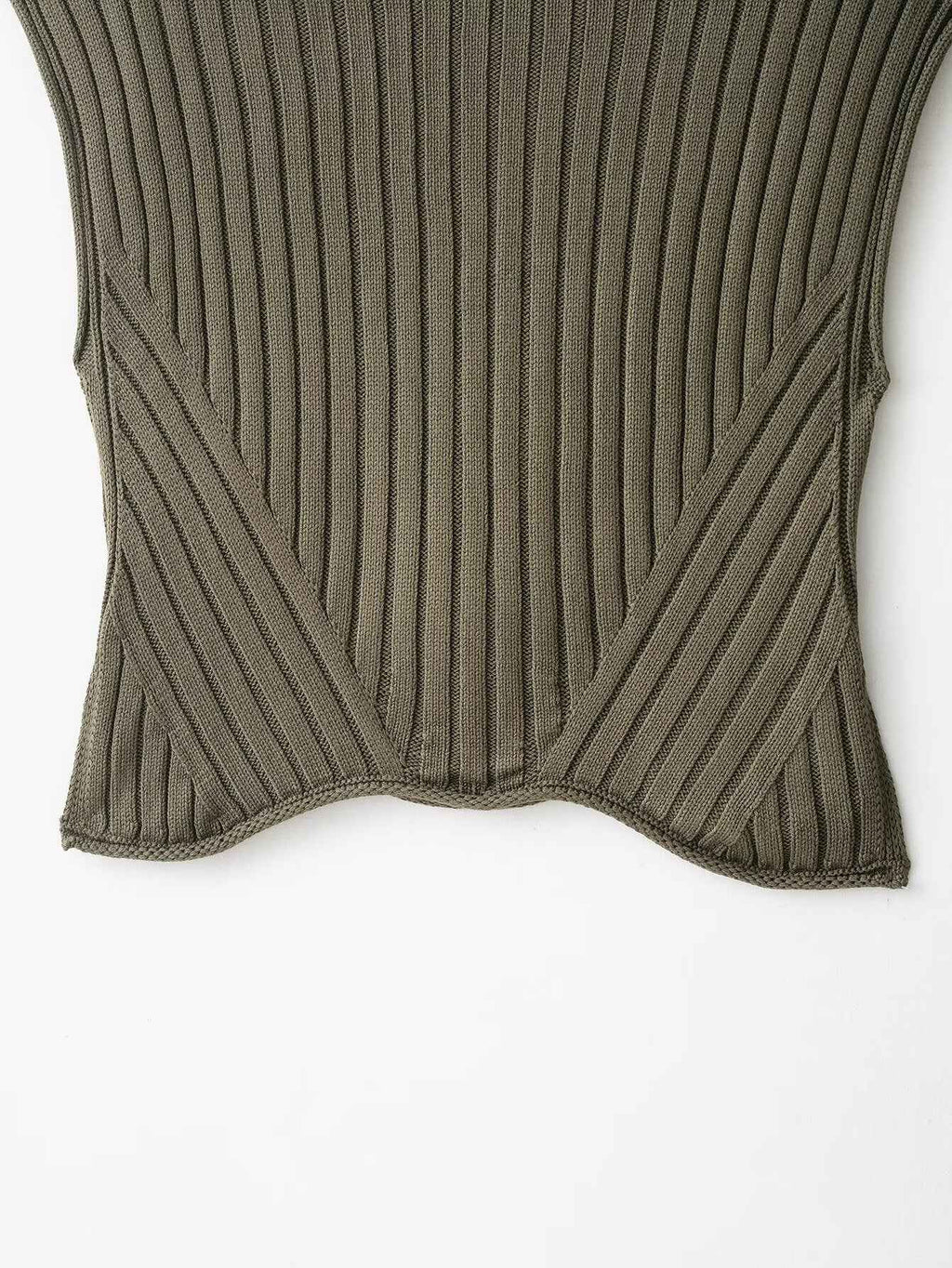 Turtleneck Knit Sweater Vest