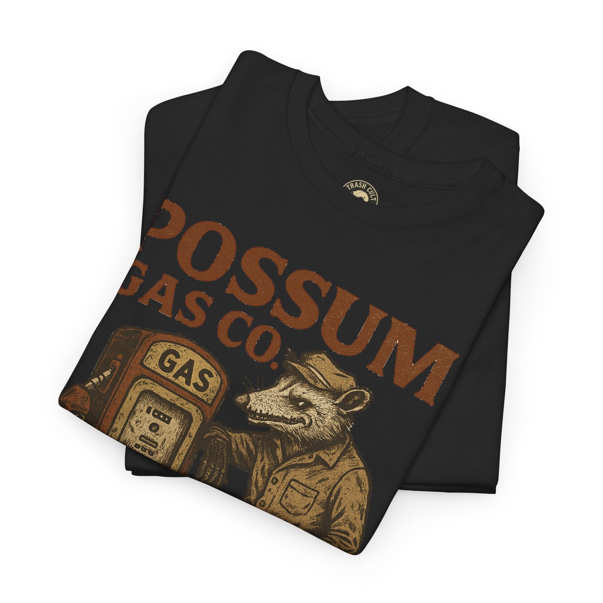 Possum Gas Co. Vintage Feral Mechanic Shirt – Trash Cult Supply Co. – Gildan 5000