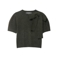Solid Color Cardigan T-shirt