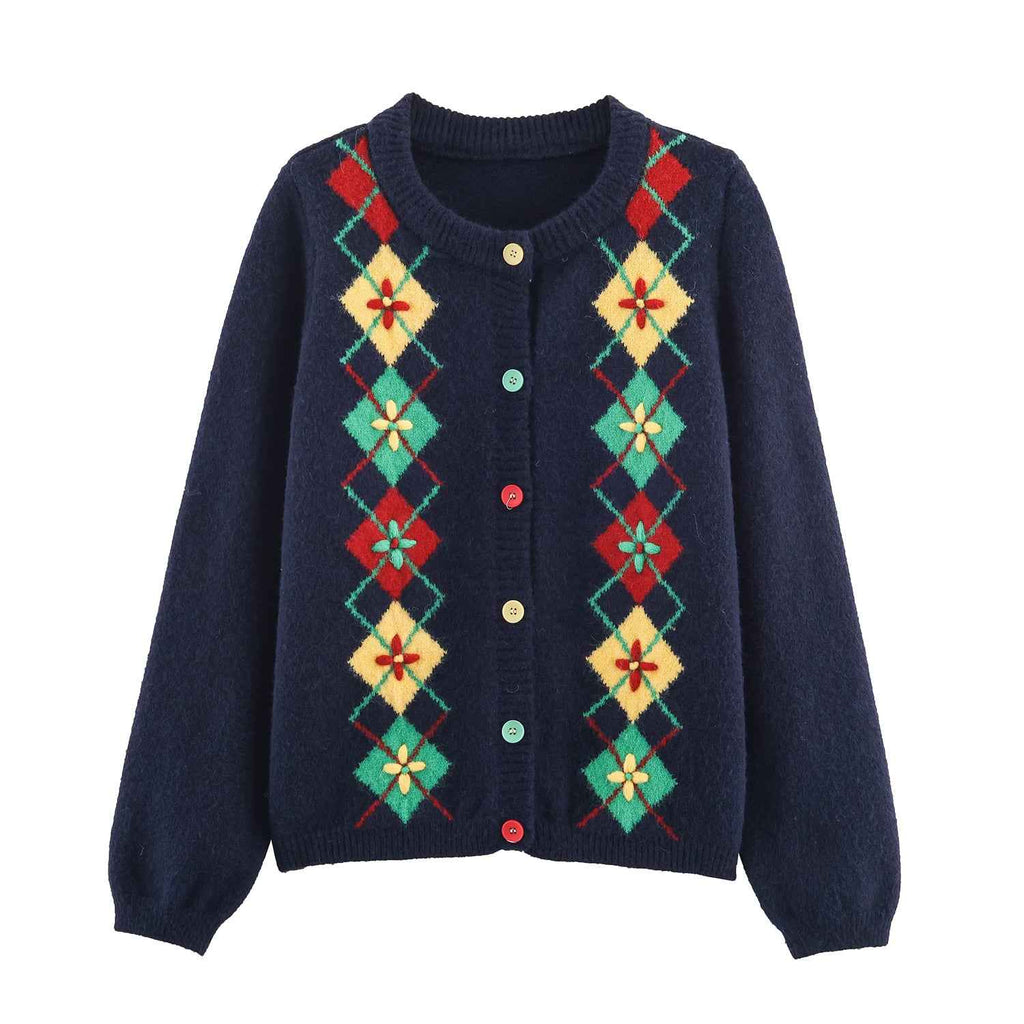 Retro Sweater Cardigan