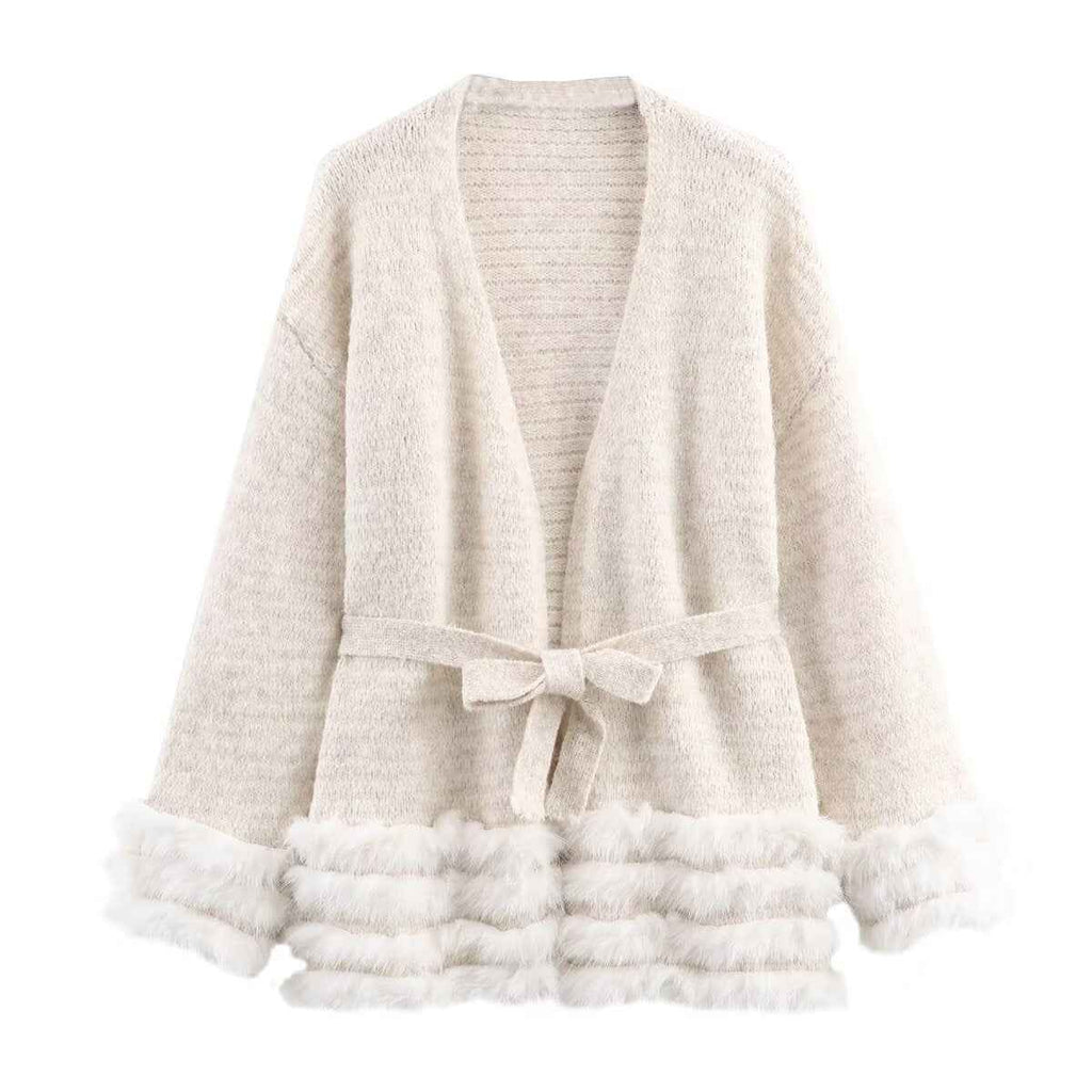 Elegant Knitted Cardigan Sweater