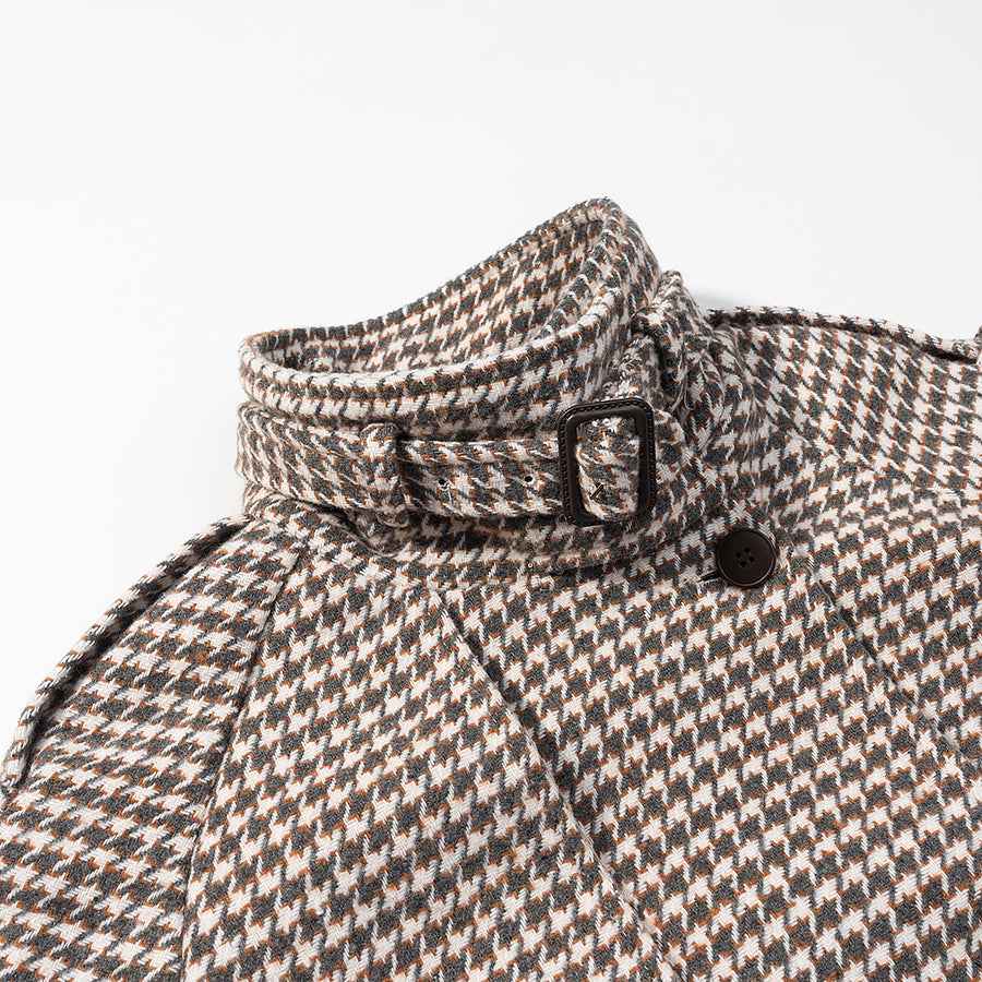 Retro Plaid Woolen Jacket MUNSIEUR New Arrivals