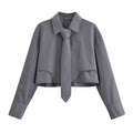 Women's Solid Color Blouse