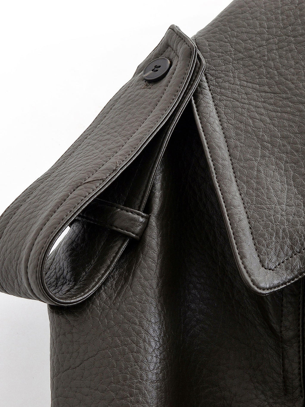 Elegant Heavy Faux Leather Jacket