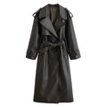 Elegant Heavy Faux Leather Jacket