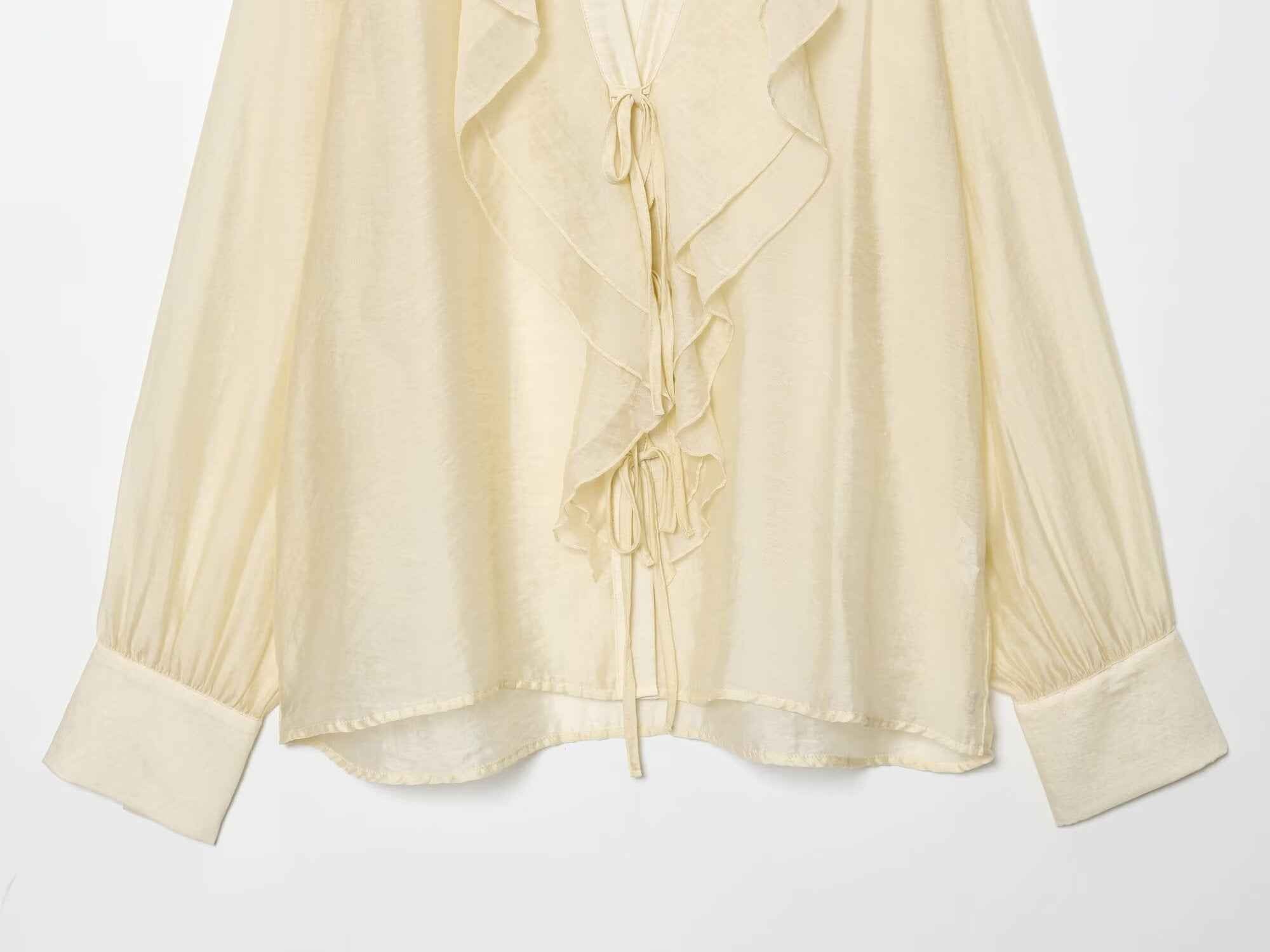 Women's Blouse Ruffled Loose Comfortable