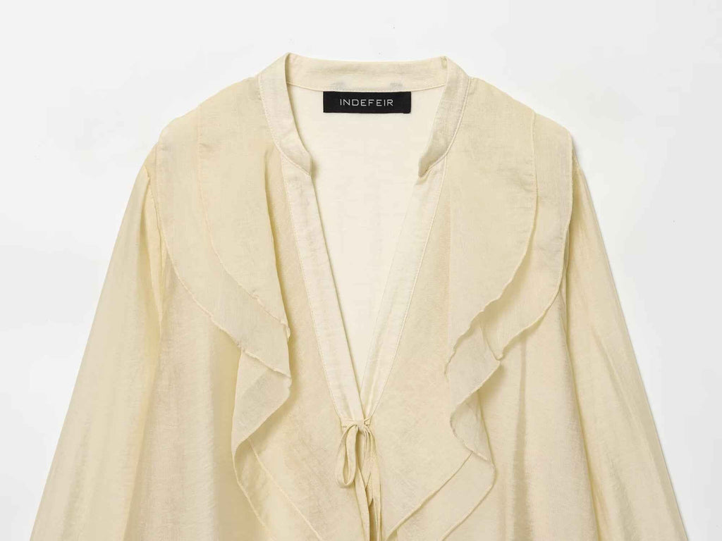 Women's Blouse Ruffled Loose Comfortable