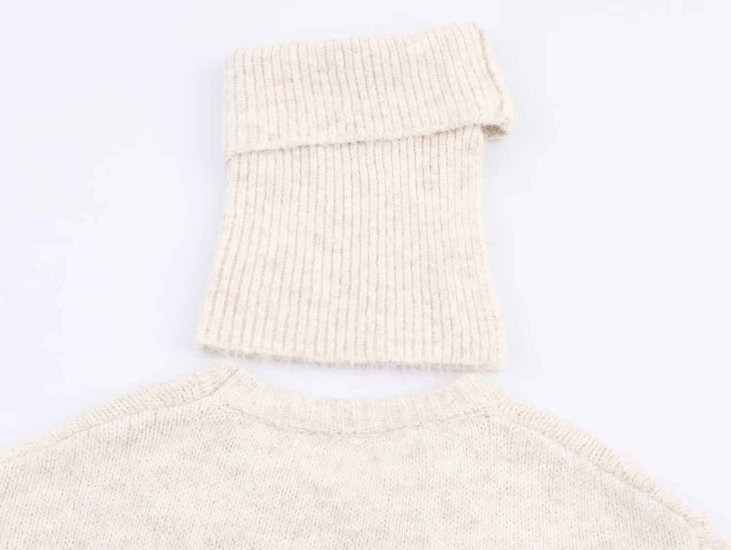 Pullover Knit Long Sleeve Loose Sweater