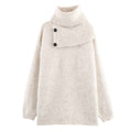 Pullover Knit Long Sleeve Loose Sweater