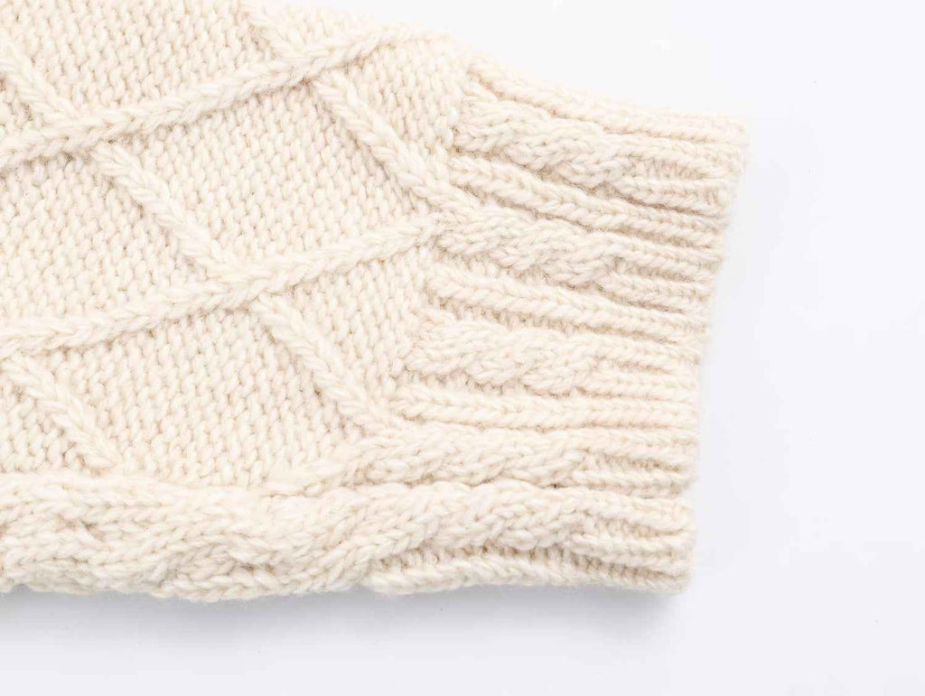 Retro Twist Sweater Asymmetric Knitted Cardigan