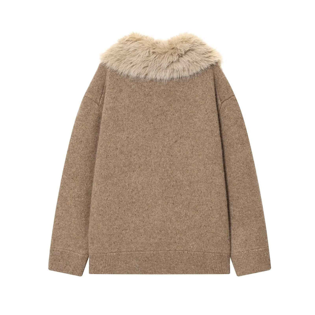 Furry Collar Jacket