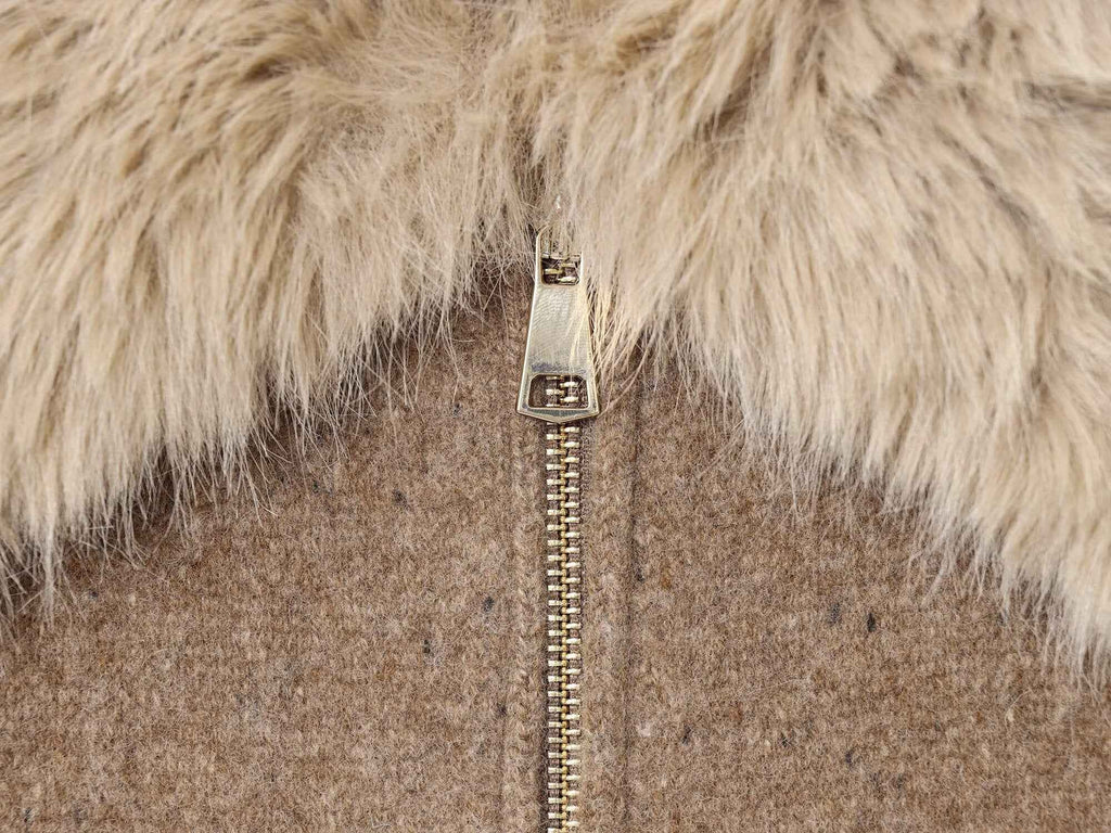 Furry Collar Jacket