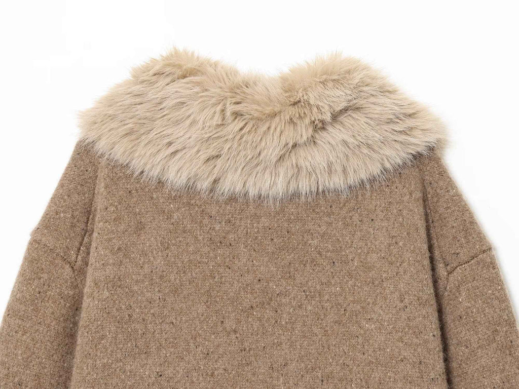 Furry Collar Jacket