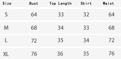 Two Piece PU Leather Skirt Set