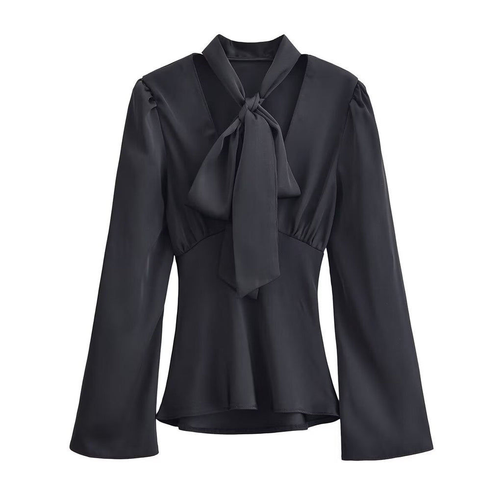 Elegant Silk Satin Blouse