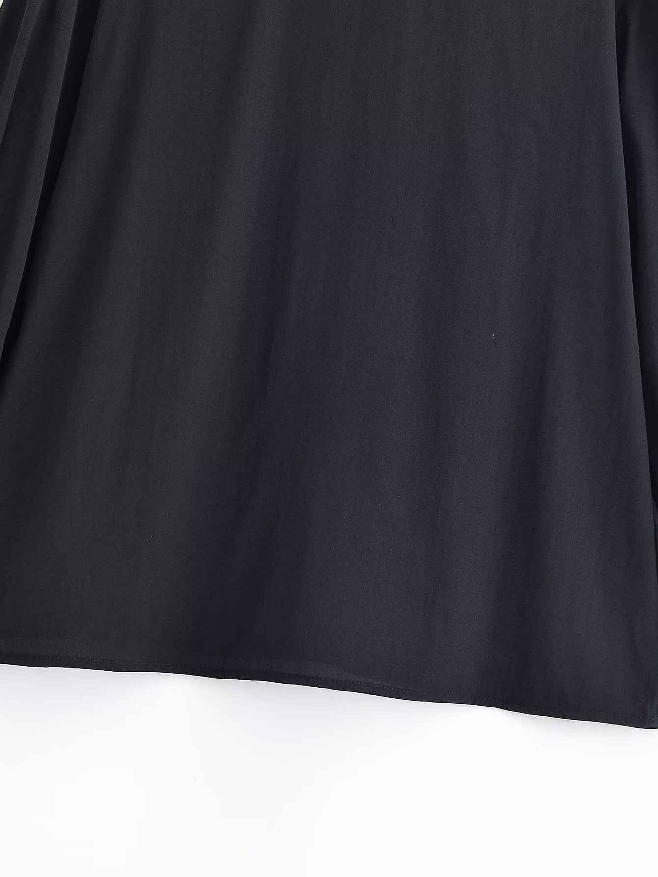 Loose Bow Drape Blouse