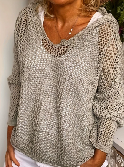 Cutout Knitted Sweater