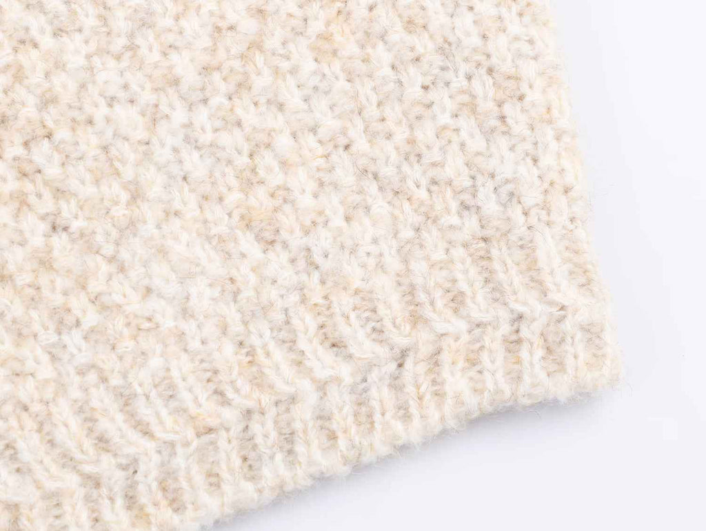 Special Yarn Blended Classic Button Long Sleeve Knitted Cardigan