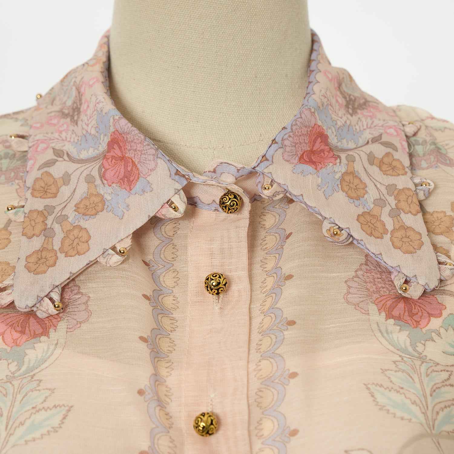 Women's Floral Patterned Blouse and Skirt Two Piece Sets