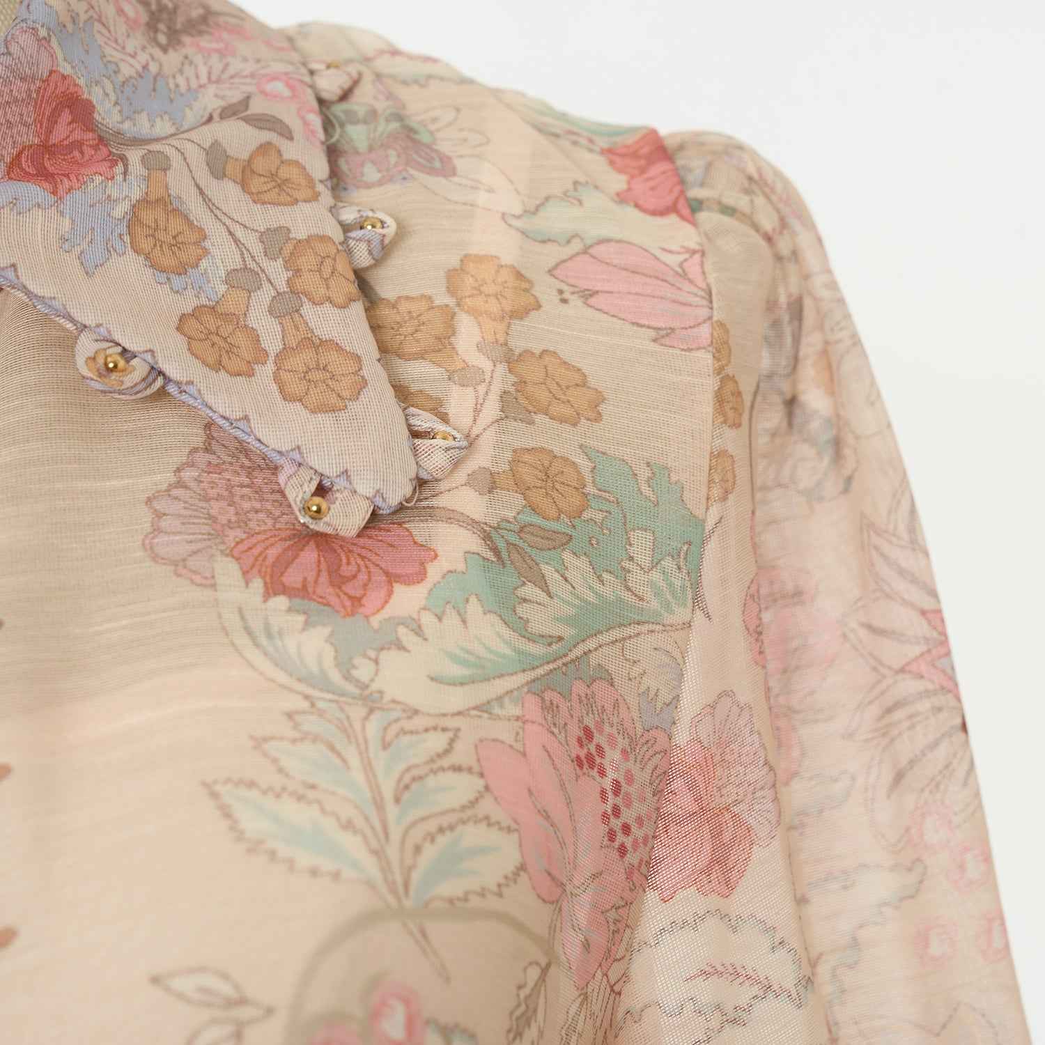 Women's Floral Patterned Blouse and Skirt Two Piece Sets