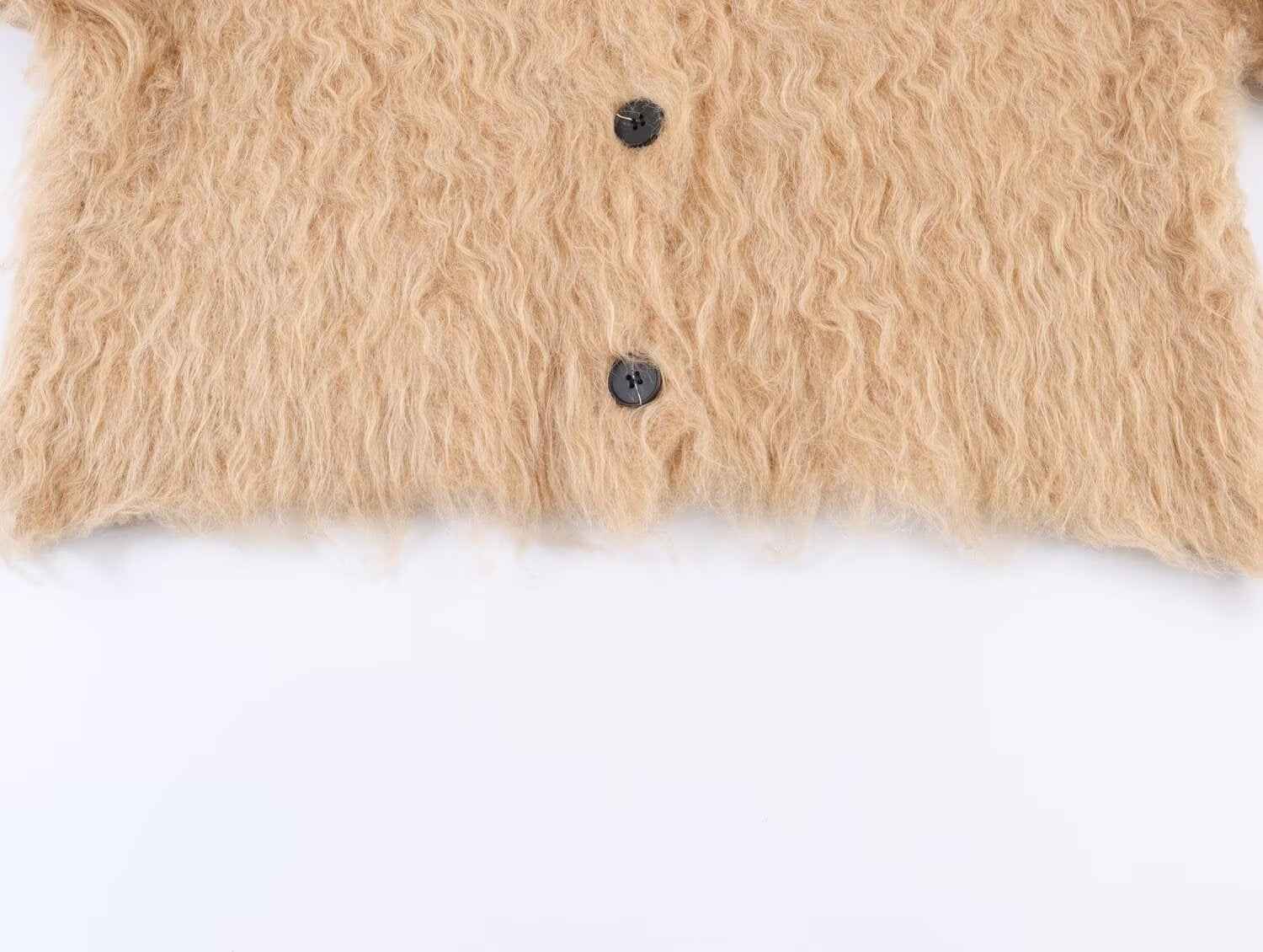 Casual Loose Single-Breasted Long Sleeve Knitwear Cardigan