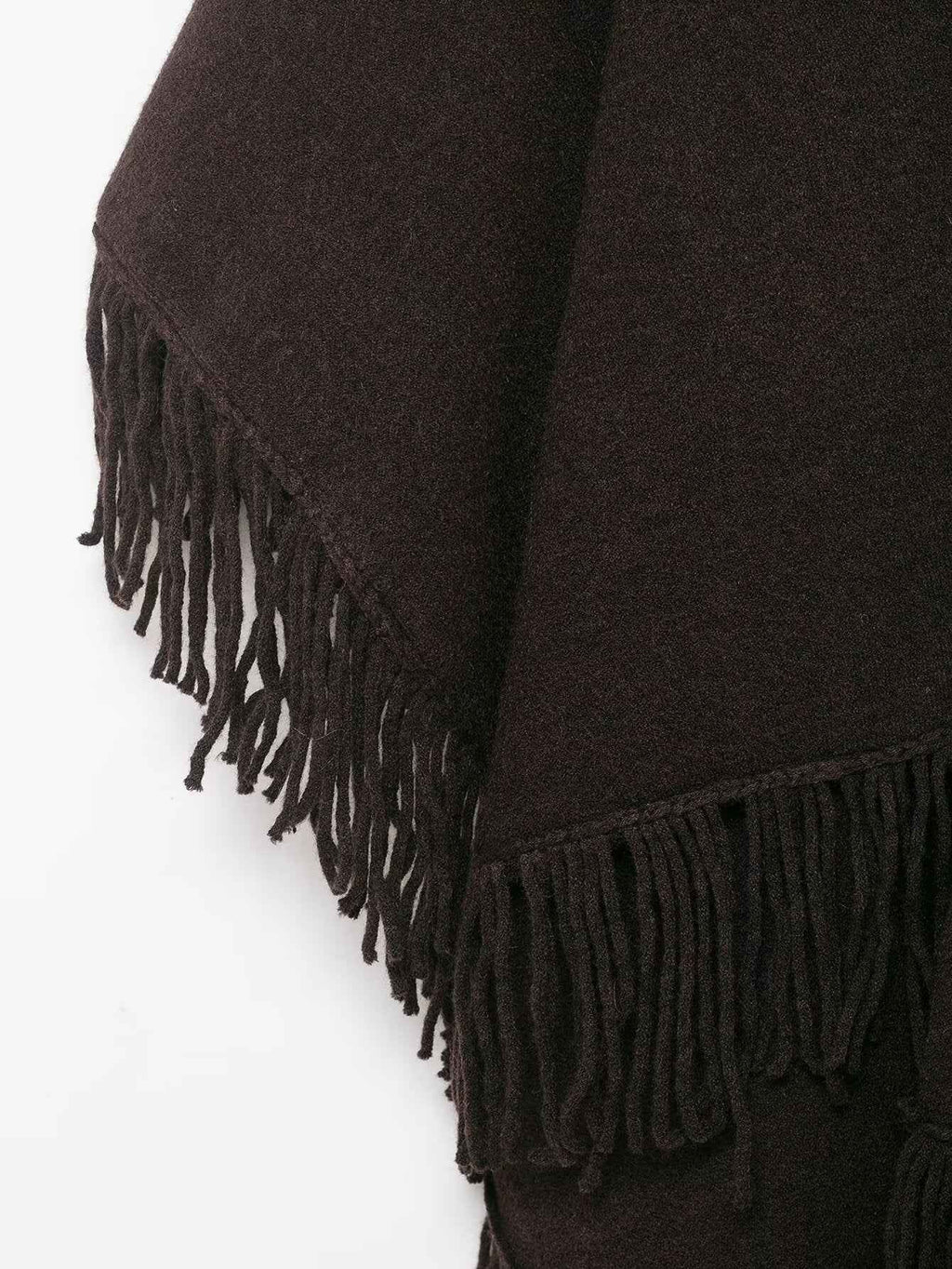 Winter Tassel Sweater Shawl