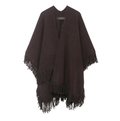 Winter Tassel Sweater Shawl