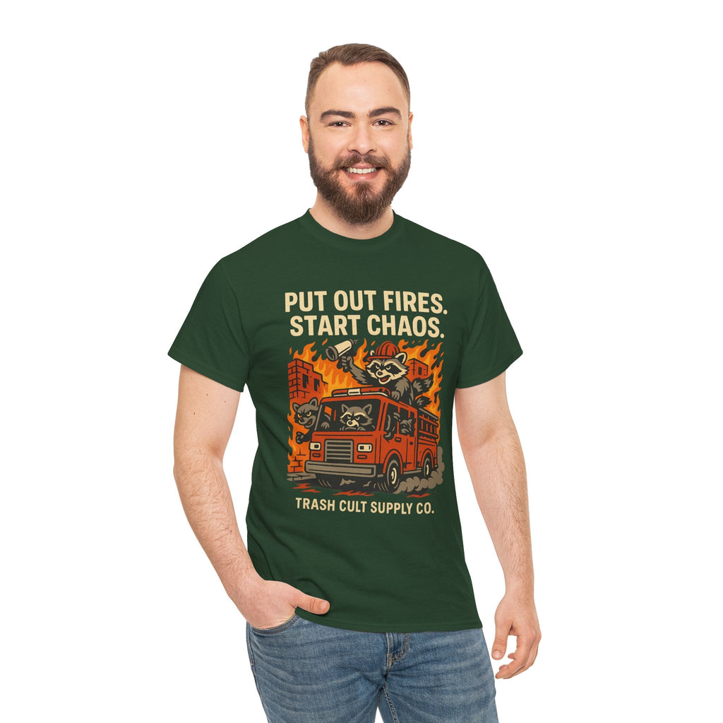 Put Out Fires Start Chaos Unisex Heavy Cotton Tee | Funny Firefighter Shirt | Casual Wear | Gift for Firefighter Lovers, Firefighter [...]
