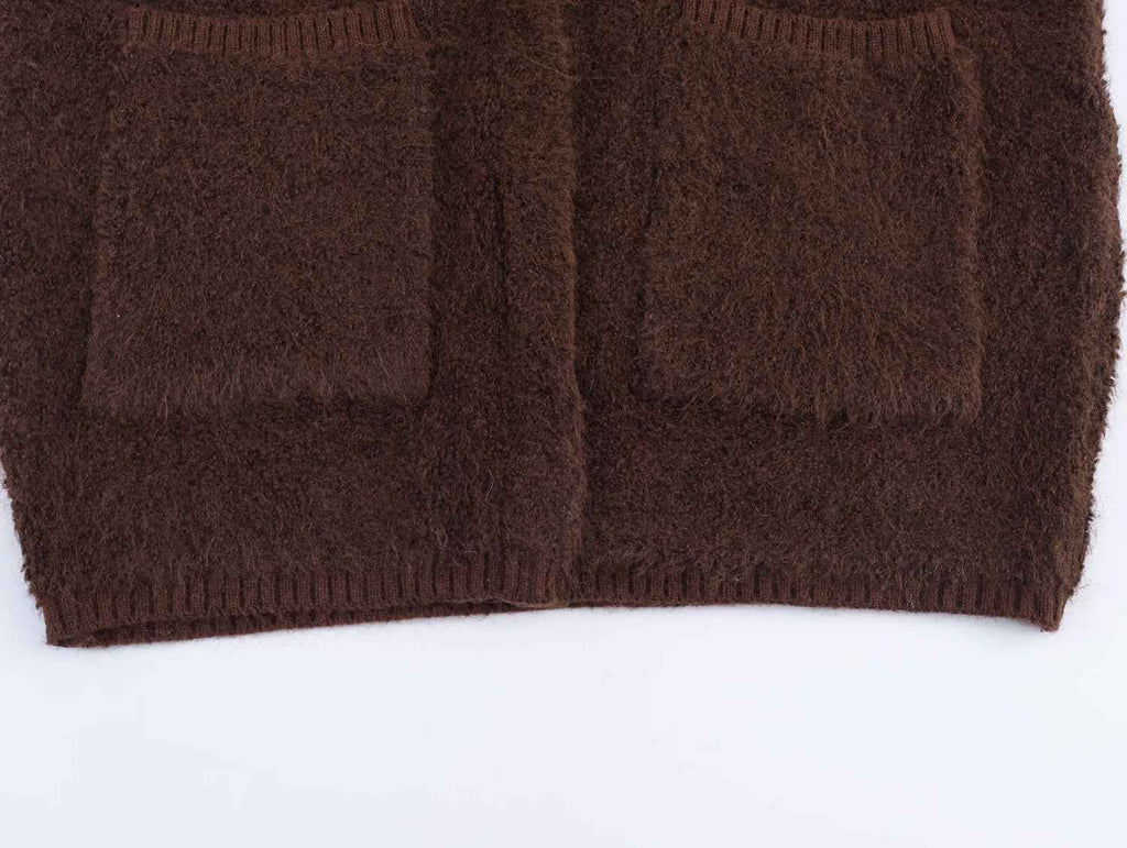 Spring Long Sleeve Cardigan Loose Knitted Sweater