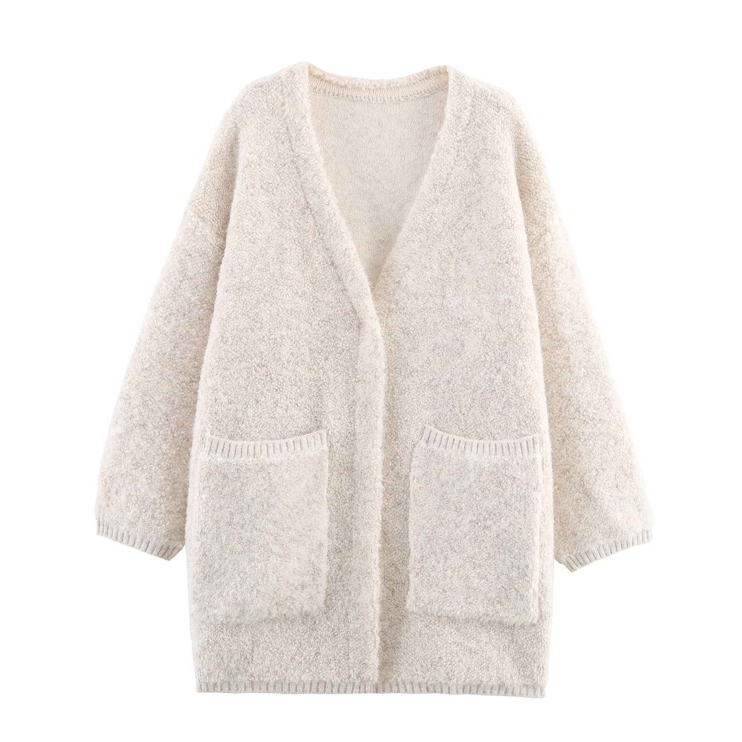 Spring Long Sleeve Cardigan Loose Knitted Sweater