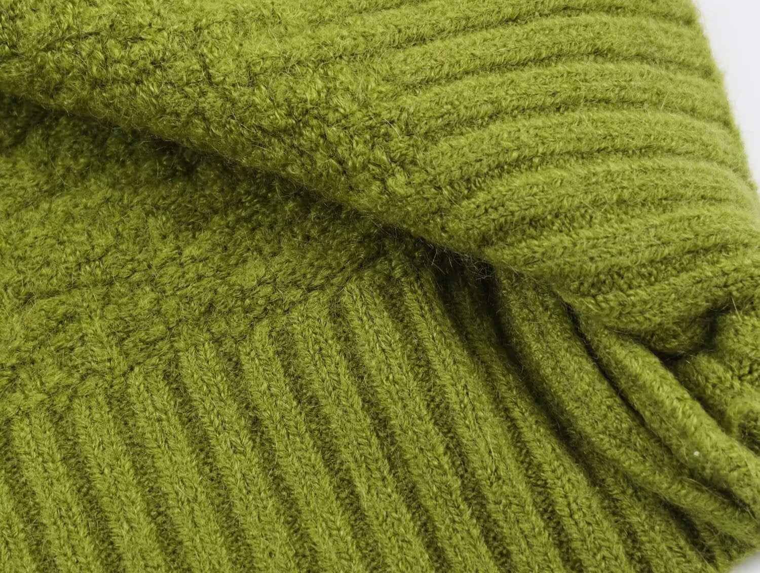 Women Clothing Square Collar Knitted Cardigan Sweater