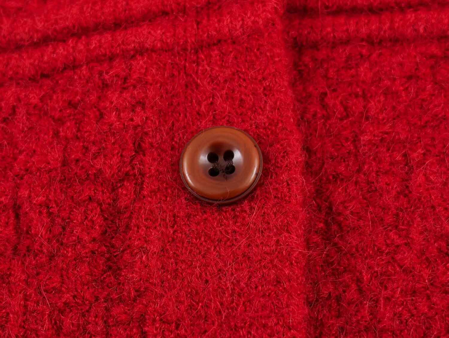 Women Clothing Square Collar Knitted Cardigan Sweater