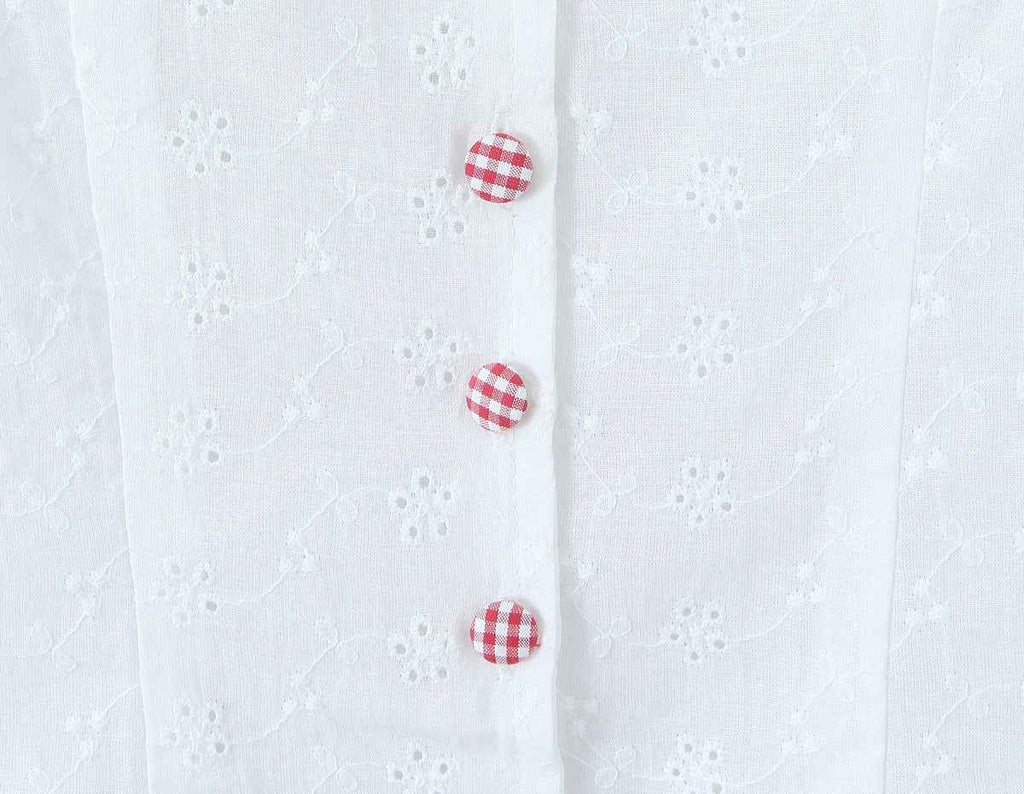 Bubble Sleeve Blouse Women's Elegance Retro